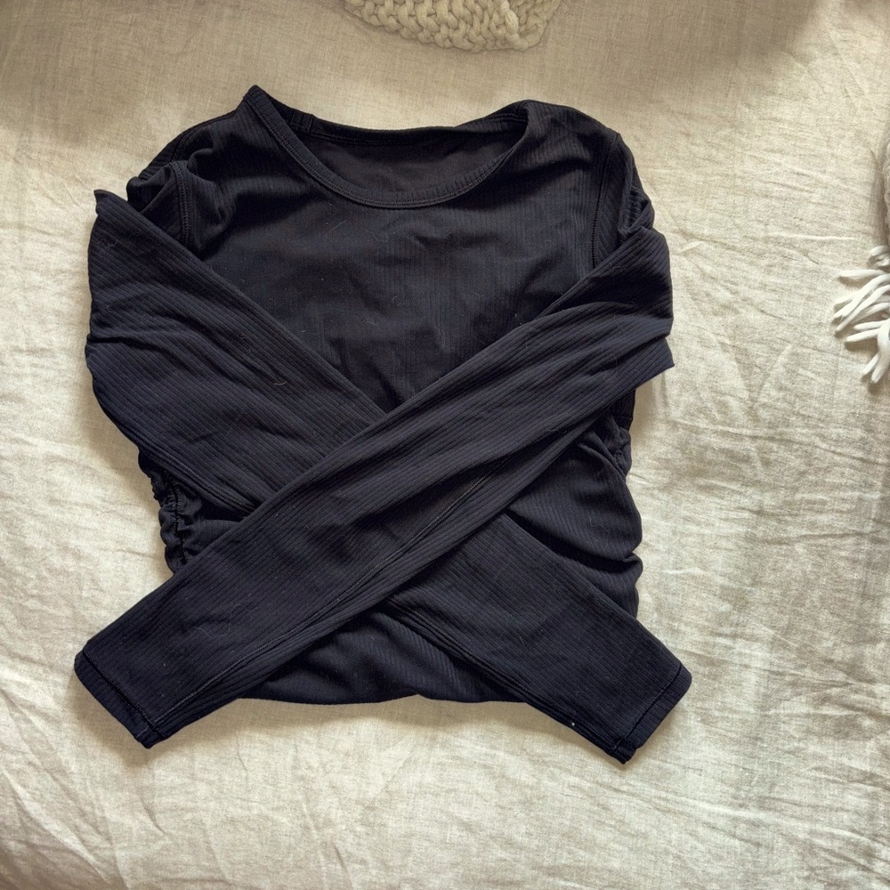 LULULEMON FITTED RIBBED LONG SLEEVE